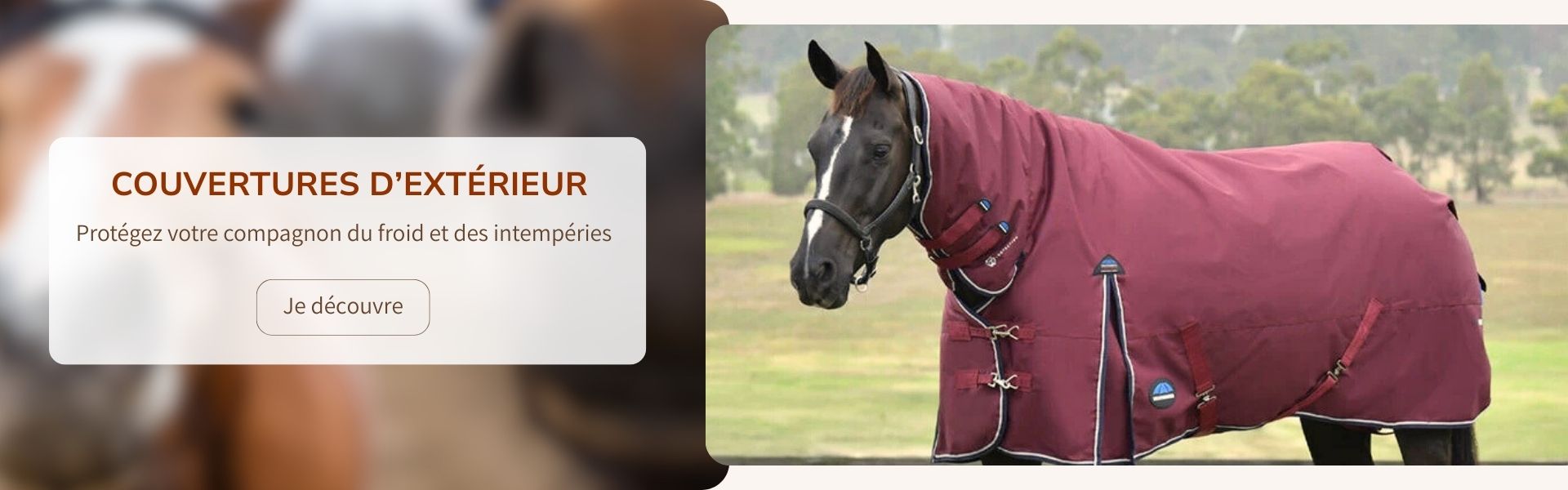 Couverture d'extérieur cheval